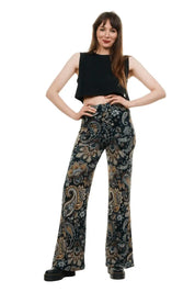 Lillie Marleen – Elegante weite Stoffhose in Paisley | Sommerhose