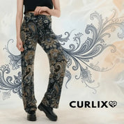 Lillie Marleen – Elegante weite Stoffhose in Paisley | Sommerhose