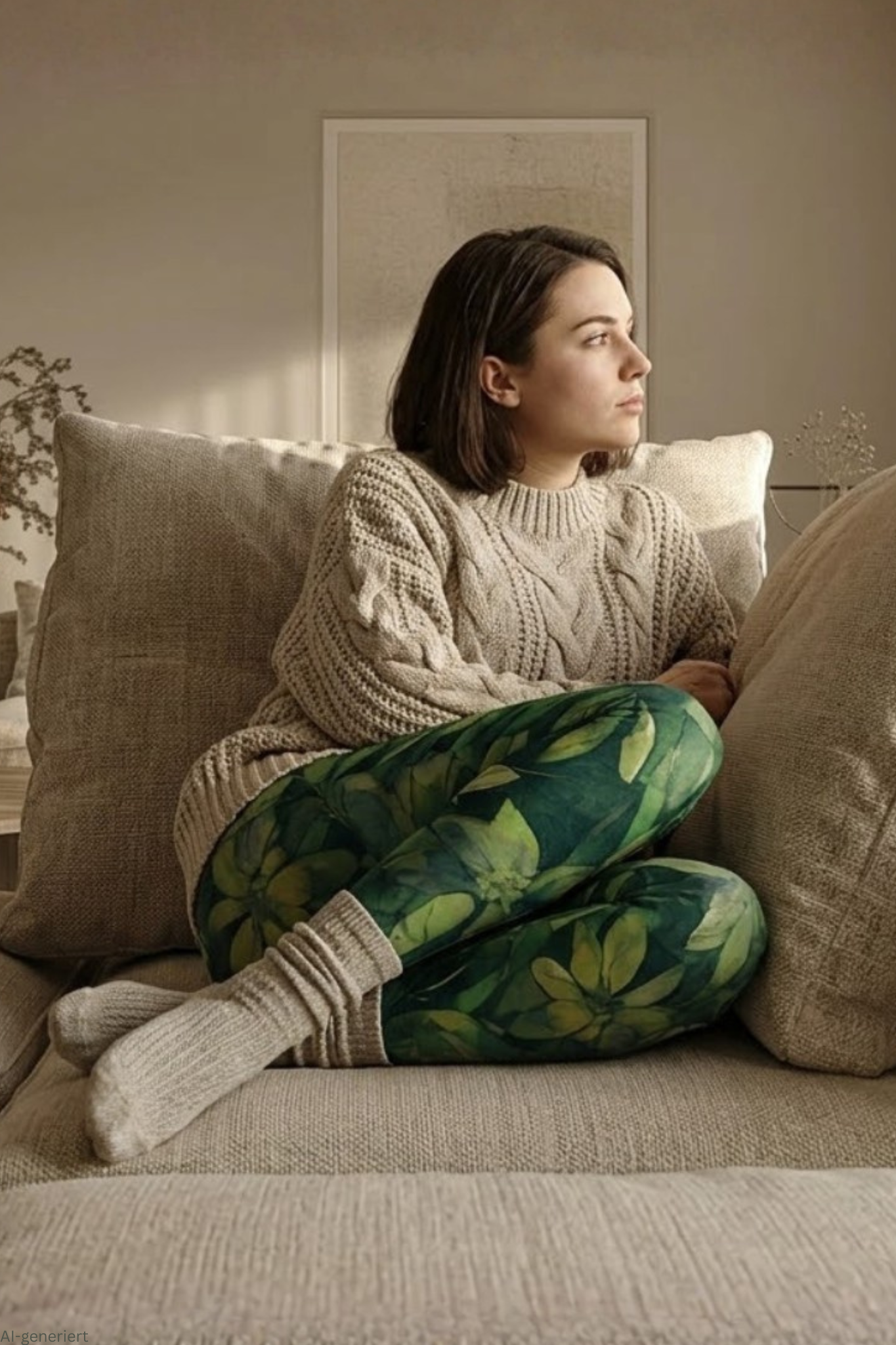 midnight jungle katoenen legging