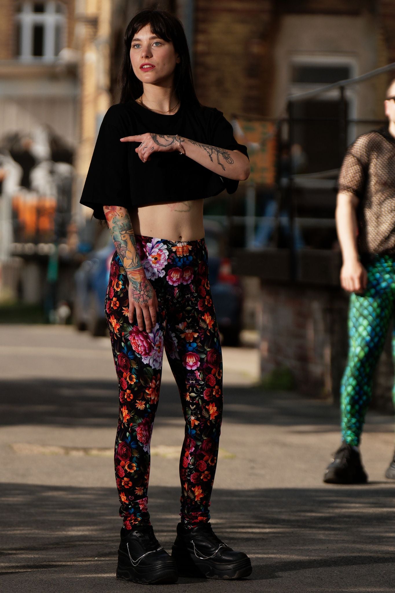 cool days Leggings Baumwolle Nachtwiese