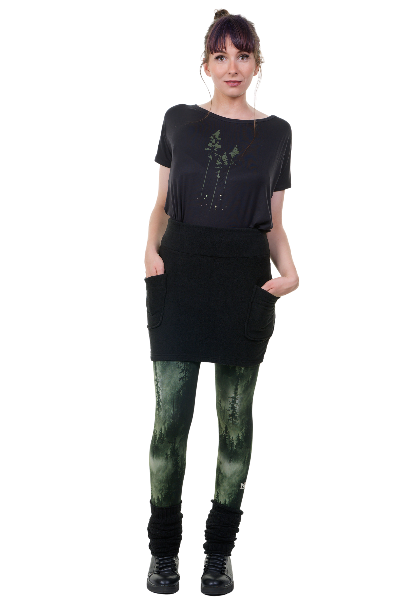 Mini Rock Fleece schwarz
