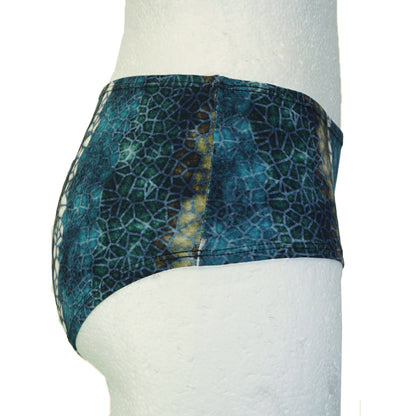 Panty Mosaik blau