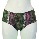 Panty mosaik green pink