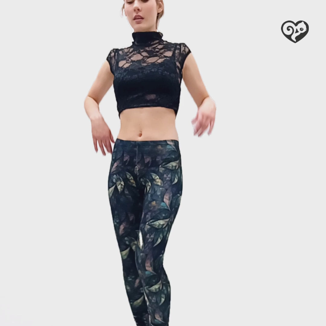 cool days Leggings Baumwolle black diamond