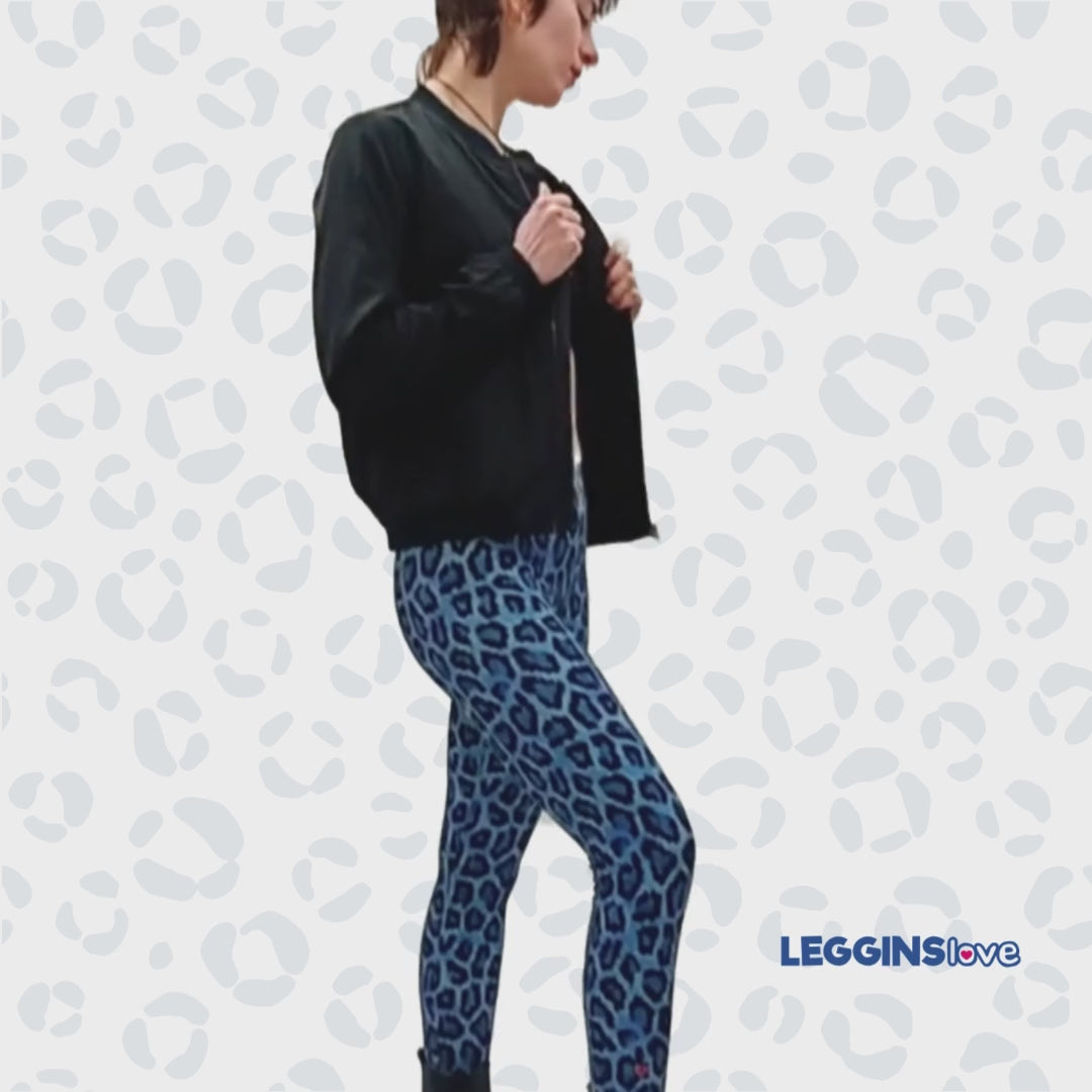 Legging coton smart kitty olive