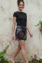 Shorty Sommerhose mit Taschen Flora Fantasia