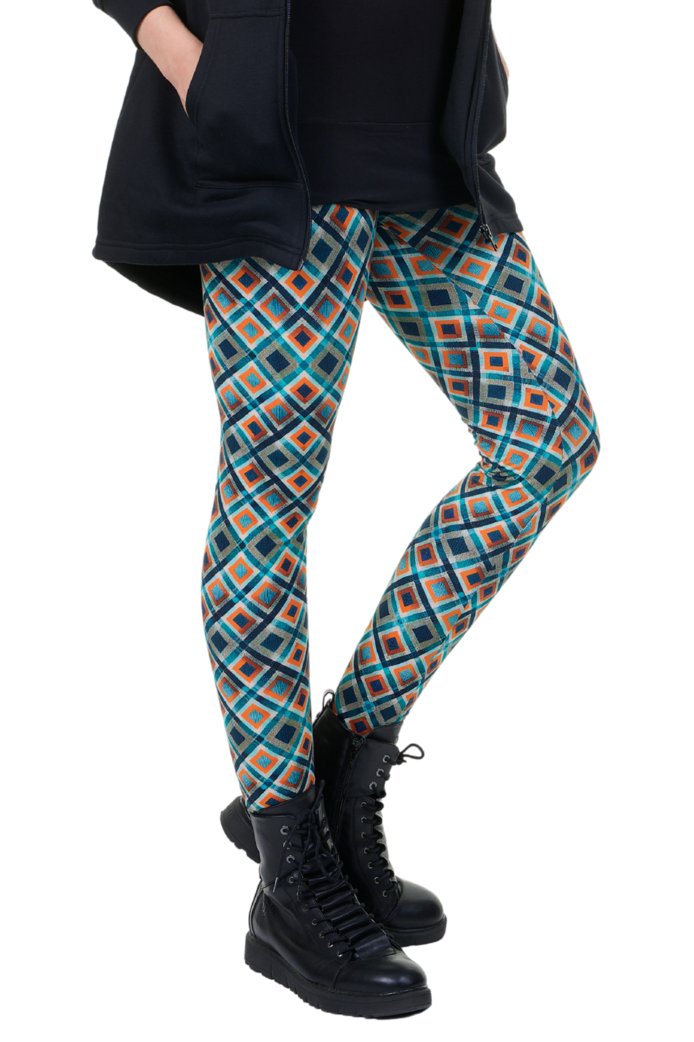 cool days Leggings Baumwolle Quadrate Exponate