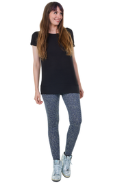 Leggins Baumwolle Quantum blau