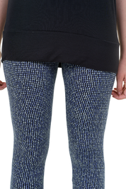 Leggins Baumwolle Quantum blau