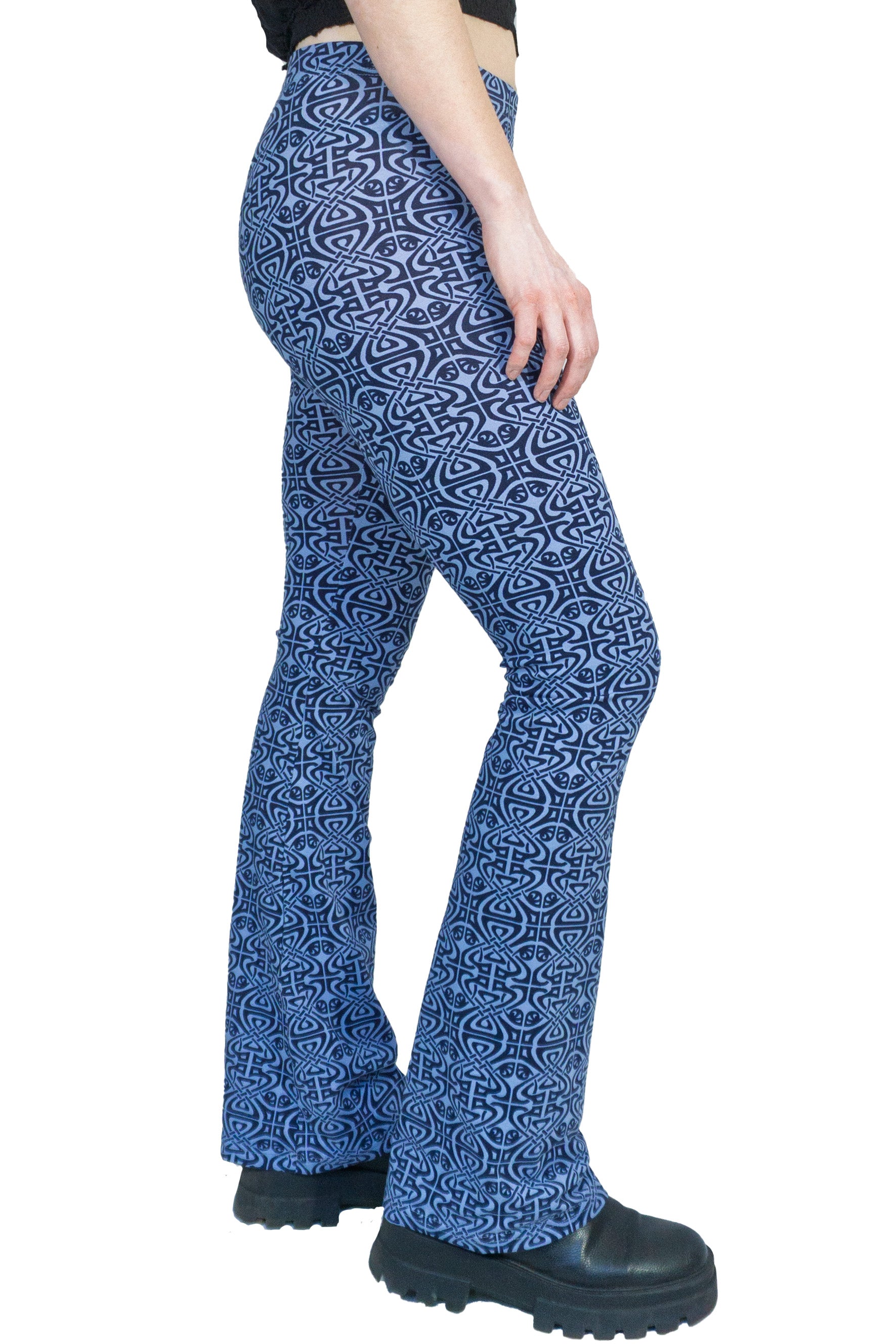 Leggings mit Schlag - art blueveau