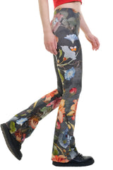 Leggings évasés - conte de fées fleuri