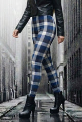 cool days Leggings scotish blues