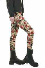 Leggins Baumwolle Skulls & Roses