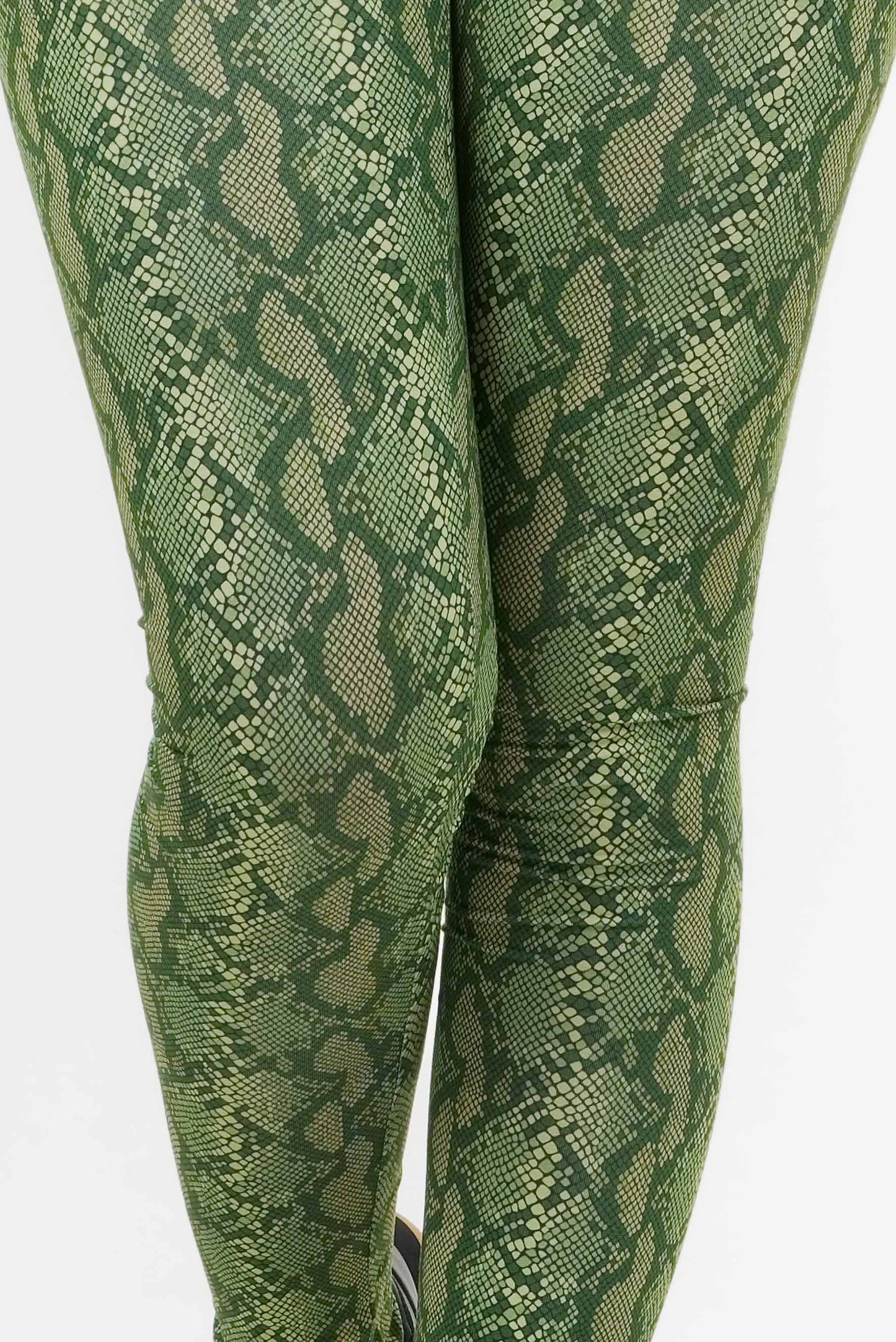 Leggings Snake grün