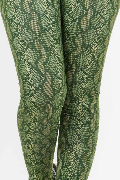 Cotton leggings snake