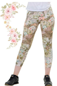 Leggings Capri estivi Giardino dell'Eden - XS