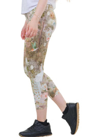 3/4 leggings garden eden 