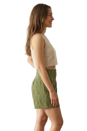 Shorty Sommerhose mit Taschen evergreen