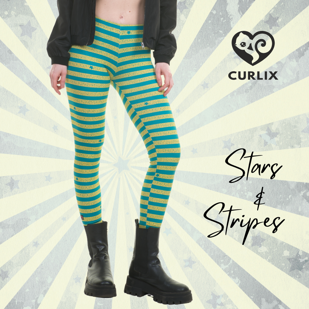 Leggings en coton, forêt de nuages