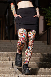 cool days Leggings Baumwolle Strickblume