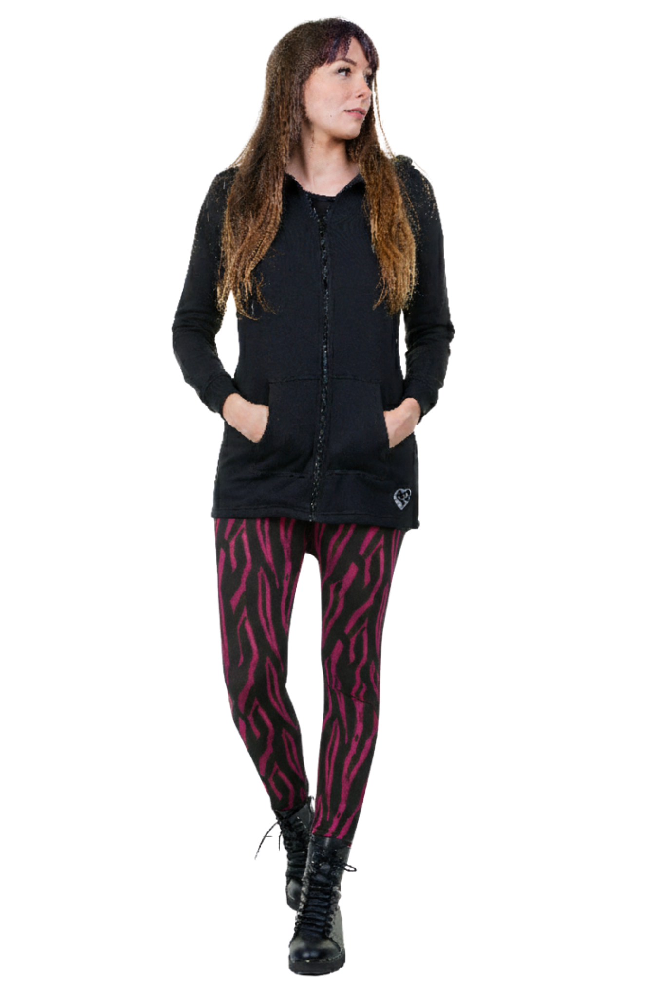 Winter Leggings Zebra pink