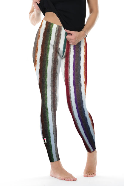 Summer leggings Harlequin Stripes