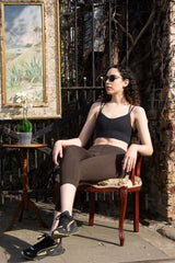 Capri summer leggings hazelnut